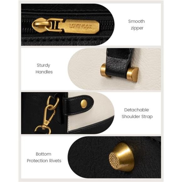 NEW Laptop Tote Bag Black x White - Picture 5 of 5